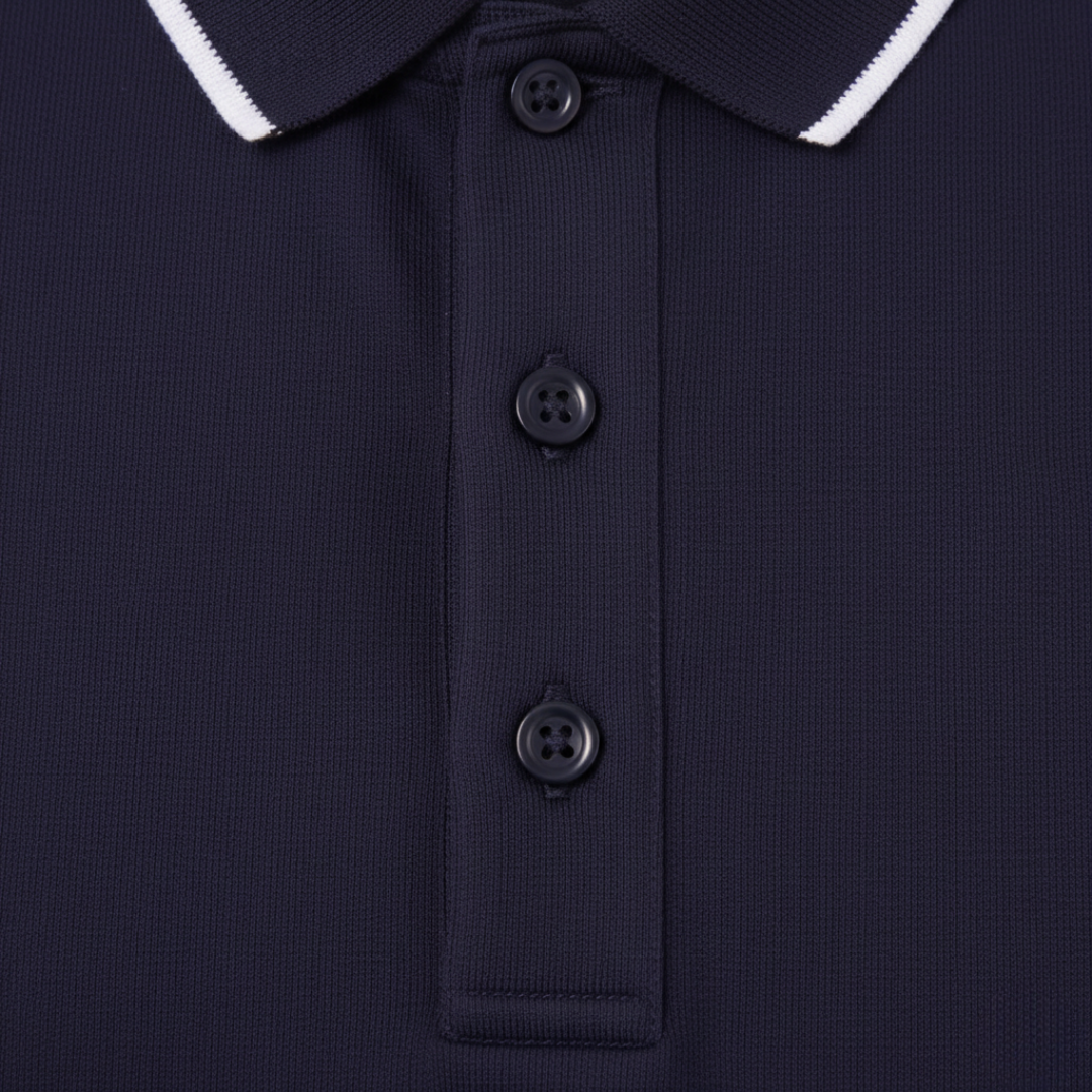 Men Tipped Short Sleeve Polo Shirt