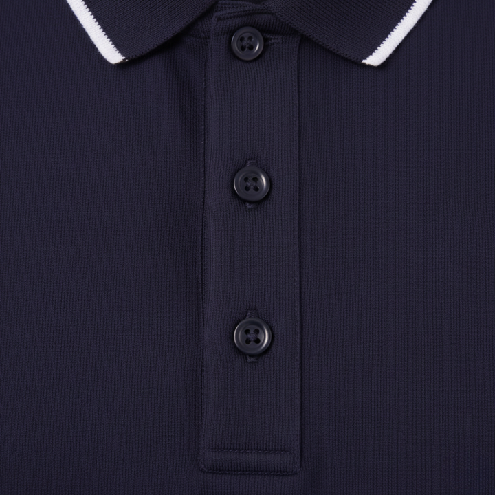 Men Tipped Short Sleeve Polo Shirt