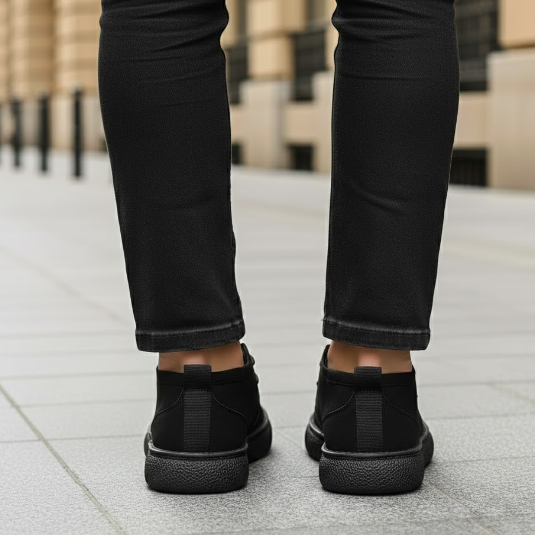 Men Orthopedic Shoes Suede Upper Cushioned Support