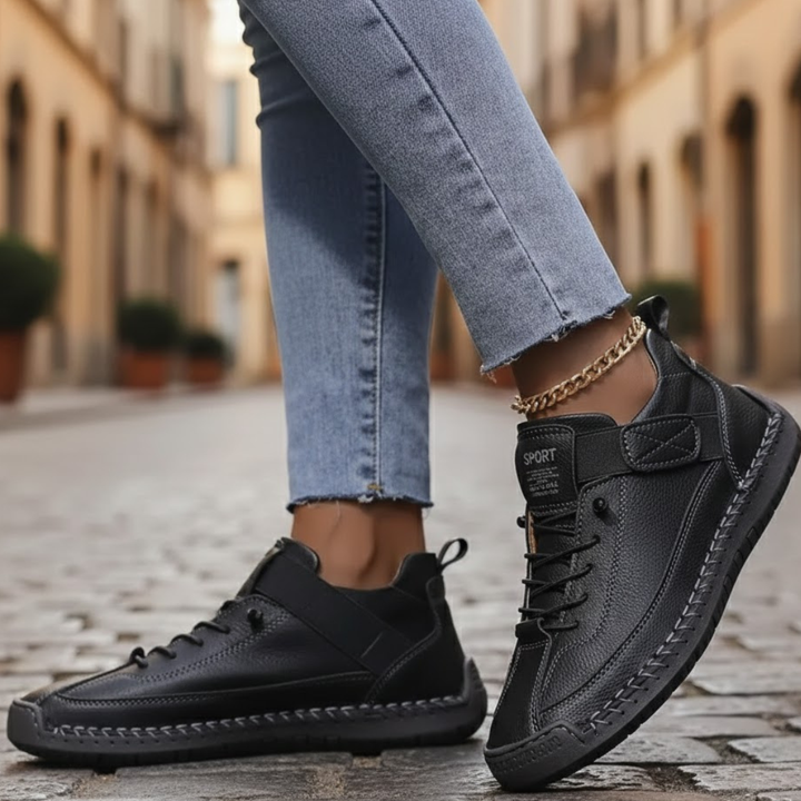 Women Orthopedic Shoes Wide Fit Cushioned Insole Slip On