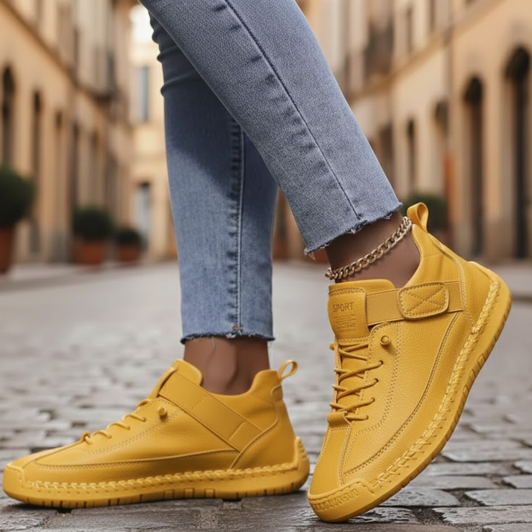 Women Orthopedic Shoes Wide Fit Cushioned Insole Slip On