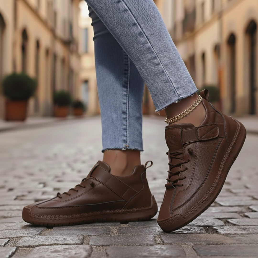 Women Orthopedic Shoes Wide Fit Cushioned Insole Slip On