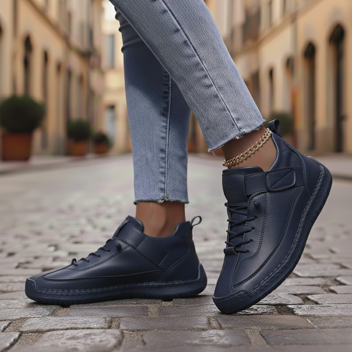 Women Orthopedic Shoes Wide Fit Cushioned Insole Slip On