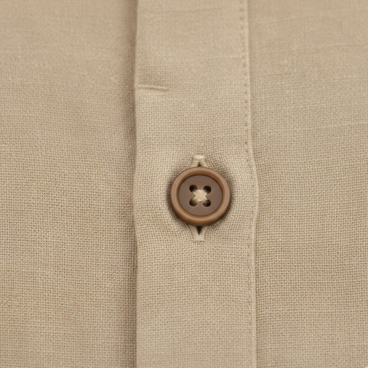 Men Short Sleeve Summer Shirt Lightweight Button Front