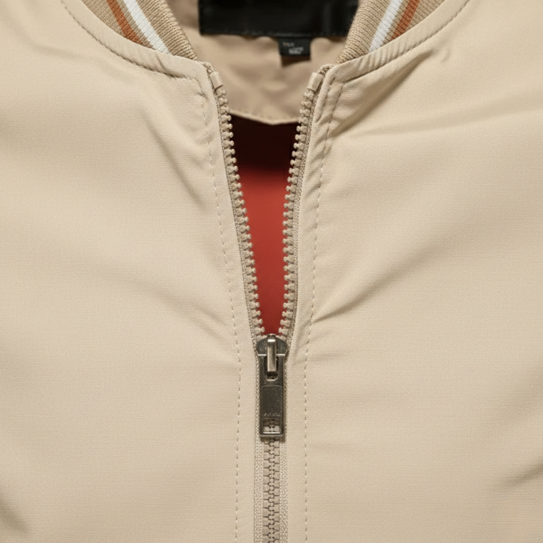 Bomber Jacket Zip Up Lightweight Mens