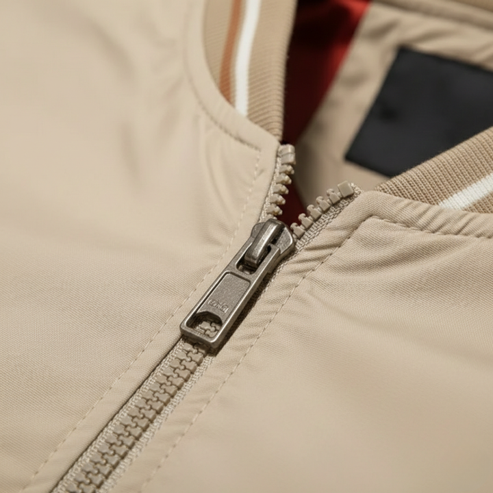 Bomber Jacket Zip Up Lightweight Mens