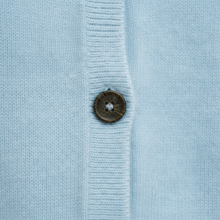 Cashmere Cardigan Button Front Crew Neck Women