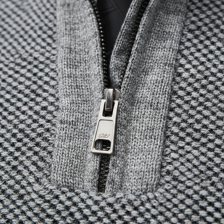Men Quarter Zip Sweater