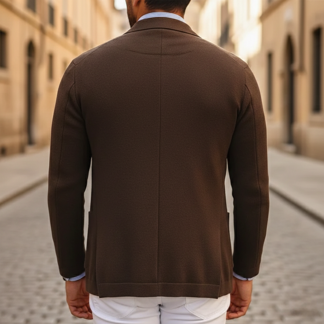 Men Knit Casual Button Blazer Cardigan