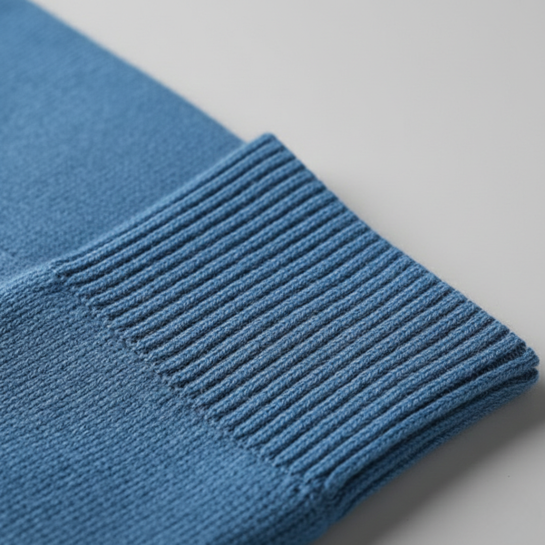 Turtleneck Sweater Ribbed Knit Pullover Mens